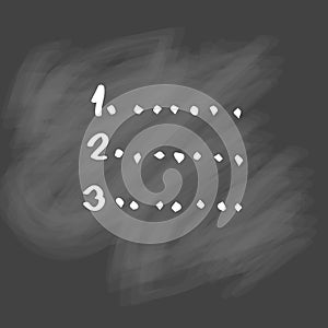 Check list vector icon. Hand drawn task list with check marks and check boxes .