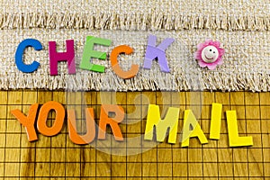 Check mail email inbox online communication information service