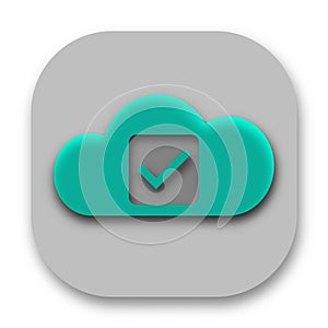 Check Mark Cloud App Logo