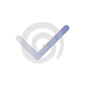 Check mark flat gradient color ui icon