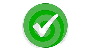 Check Mark Icon - Green Circle