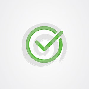 Check mark icon vector design