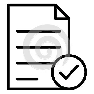 Check mark Isolated Vector Icon which can easily modify