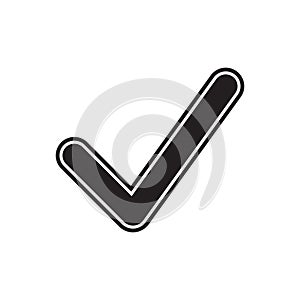 Check mark vector icon