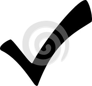 Check mark vector symbol / icon