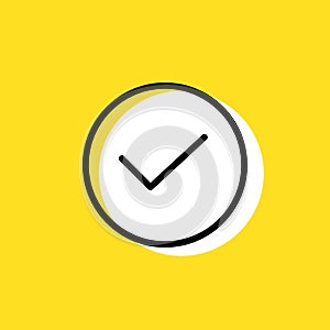 Check markvector simple vector icon illustration