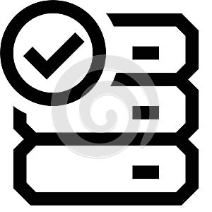 Check notification server storage icon image