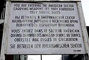 Check Point Charlie photo