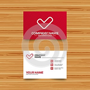 Check sign icon. Yes button.