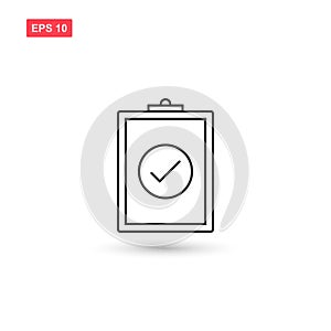 Check test icon vector design isolated 2