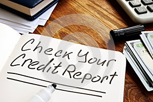 Check your credit report memo