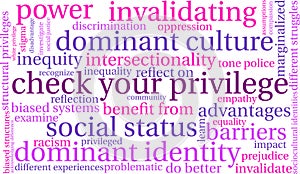 Check Your Privilege Word Cloud