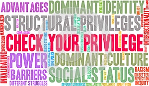 Check Your Privilege Word Cloud