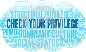 Check Your Privilege Word Cloud