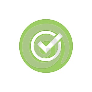 Checkbox icon vector. Check, checkmark symbol concept