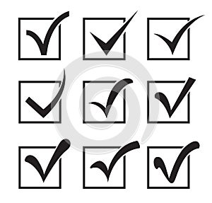 Checkbox icons photo