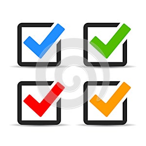 Checkbox icons photo