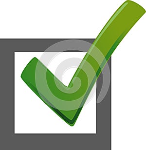 Checkbox vector icon