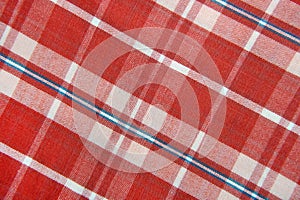 Checked fabric tartan textured background