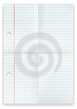 Checked Folded Paper