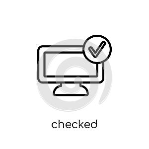 Checked icon from collection.