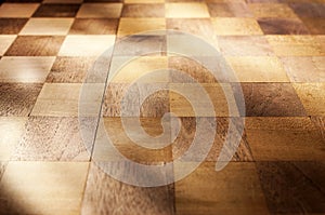 Checkerboard Chessboard Wood Background