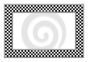Checkerboard pattern, rectangle frame, checkered pattern frame photo