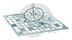 Checkerboard Rug Pattern: Abstract Geometric Flooring, vector design Generative AI