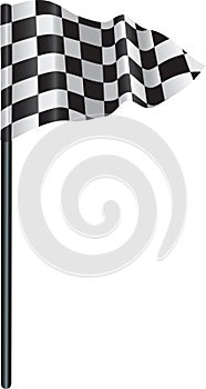 Checkered, chequered golf flag