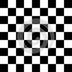 Checkered, chequered seamless pattern. Chess squares repeatable texture. Checkerboard tiles background