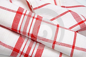 Checkered dishtowel