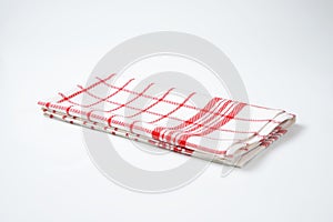 Checkered dishtowel