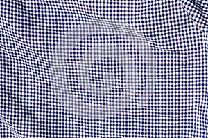 Checkered fabric texture. Cloth background