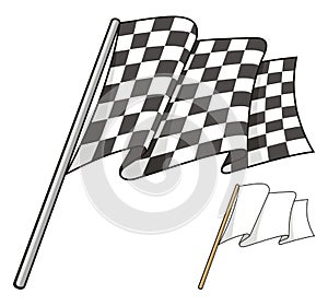 Checkered flag