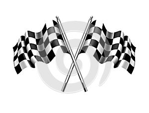 Checkered Flag, Chequered Flags Motor Racing Sports