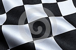 Checkered flag, end race background, formula one