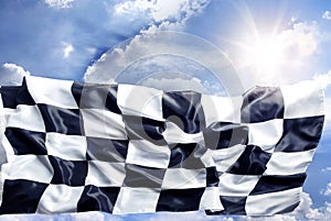 Checkered flag