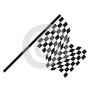 checkered flag. Vector illustration decorative design