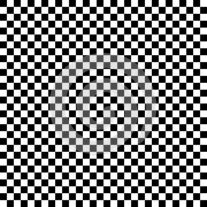 Checkered geometric vector background with black and white tile. Chess board. Racing flag pattern, texture