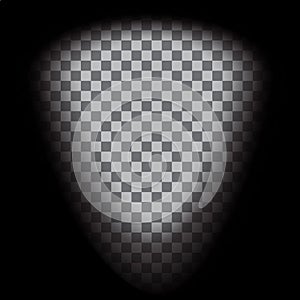 Checkered gradient background. Transparency pattern grid. Chess square vector. Black fade design.