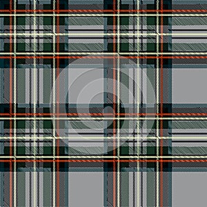 Checkered grey seamless tartan pattern