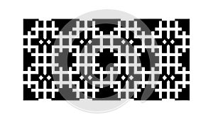 Checkered Grid Squares Abstract Pattern, vector design Generative AI