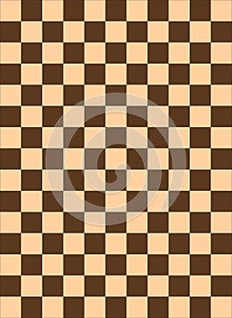 Checkered pattern brown color