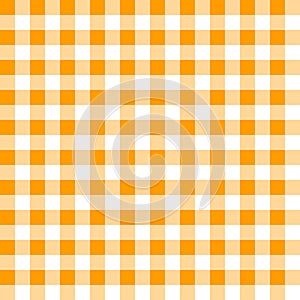 Checkered pattern, orange squares. Seamless texture. Vector illustration. EPS 10.