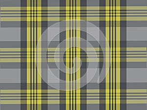 Checkered print in gray, yellow and black. 2021 colors background.