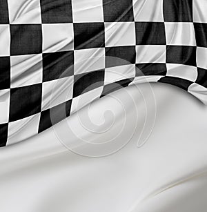 Checkered racing flag