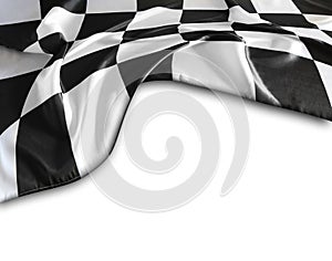 Checkered racing flag