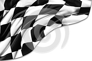 Checkered racing flag