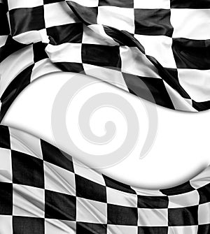 Checkered racing flag