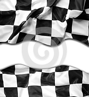 Checkered racing flag